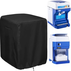 TwoPone Shaved Ice Machine Cover for Vevor 110v/265lbs Per Hour Commercial Ice Shaver Crusher, Dustproof Electric Snow Cone Maker Cover All Season Protection for Nostalgia-12''Lx15''W x17''H
