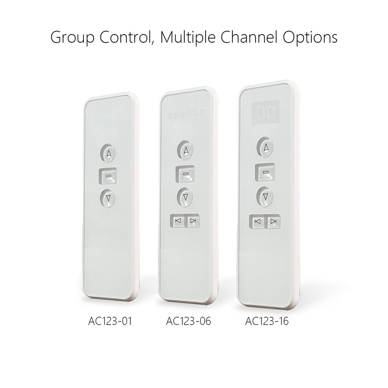 AC123-01D RF Transmitter，Blinds Remote Control，433Mhz Remote Control Work with Roller