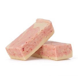 Uncle Butch's Fudge - Creamy and Smooth Strawberry Cheesecake - Delicious and Decadent Handcrafted Fudge (16oz)