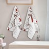 SUMNEESHA Cardinal Hand Towels for Bathroom Set of 2, Winter