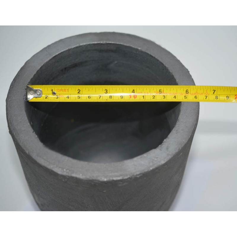 OTOOLWORLD 20KG Clay Graphite Crucible Foundry Cup Furnace Torch Melting