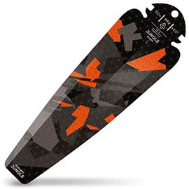 RideGuard MTB Rear Mudguard Mountain Bike Ass Fender Clip On PF2 UK Made Jungle Ember