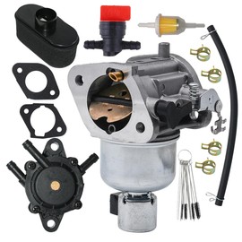 JULRICARB 15004-0984 15004-0826 Carburetor Fit for Kawasaki FR651V FS651V FR730V FS730V Engine of Mower with Fuel Pump and Air Filter