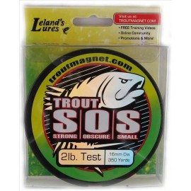 Leland's Lures Trout S.O.S Line by Trout Magnet - Choose Weight - 2 lb