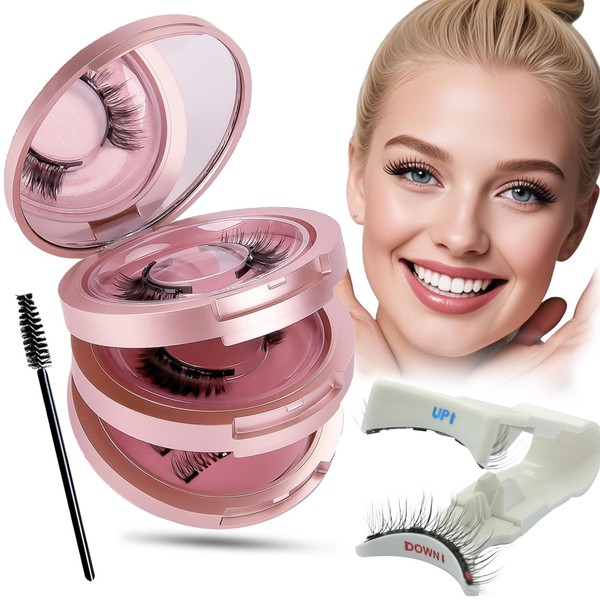 Magnetic Eyelashes with Applicator Magnetic Lashes Kit Natural Look Reusable