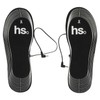 1Pair Heated Insoles Electric Insoles 4.5V Battery Powered Soft Carbon