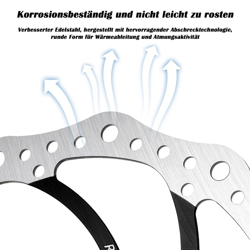 Yongness Bicycle Disc Brake Discs, Pack of 2 with 12