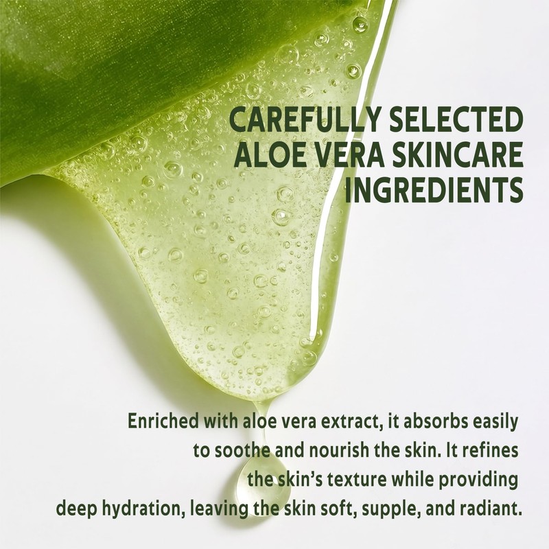 3PCS Aloe Vera Gel,Pure Aloe Vera Moisturizer,Soothing Aftersun Gel