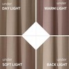 Taupe Shower Curtain for Bathroom: Water Repellent Quick Dry -