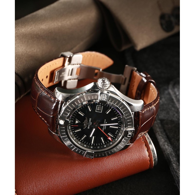 REZERO Leather Watch Bands for Men, Quick Release Watch Straps,