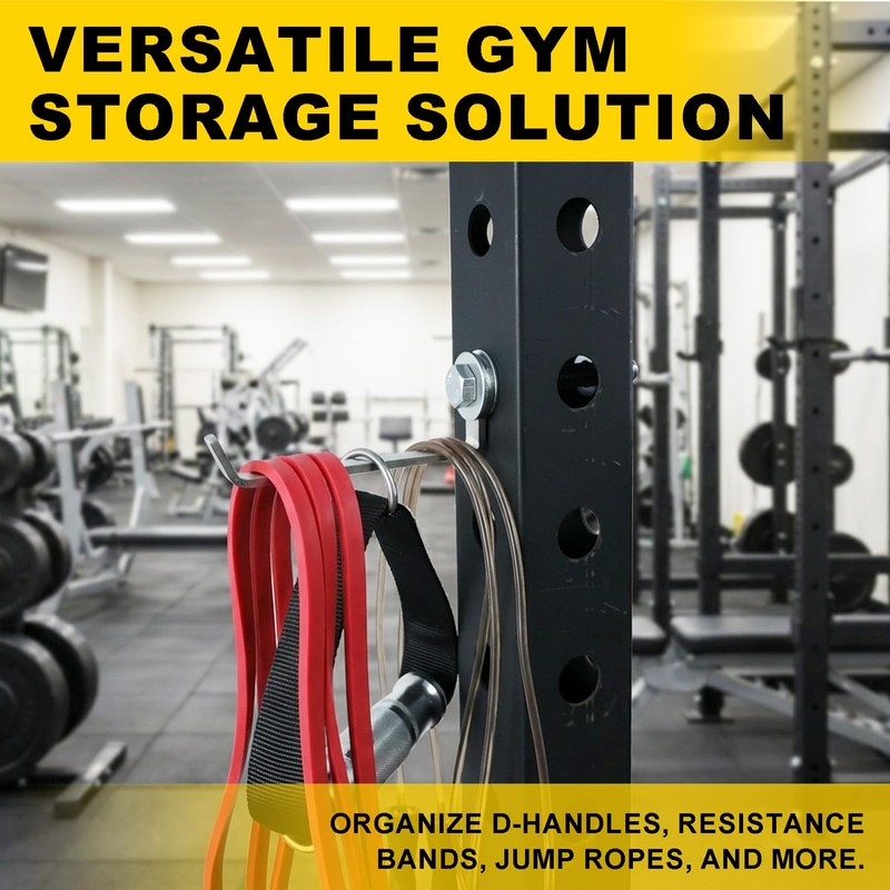 Lights Mountain Squat Rack Hooks for 5/8" & 1" Holes,