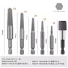 Screw Extractor, Reverse Tap Set, For Broken Bolts, Removes Damaged