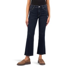KUT from the Kloth Womens Kelsey High-Rise Fab Ab Ankle Flare Regular Hem Illustrate Size: 12 Inseam: 27