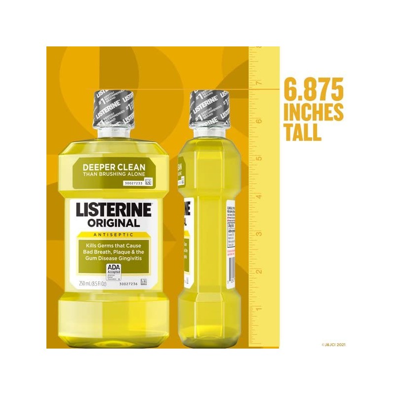 Listerine Original 250 mL (Pack of 3)