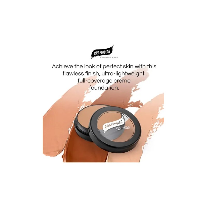 Graftobian Base De Maquillaje Hd Glamour Crème De 1/2 Oz,