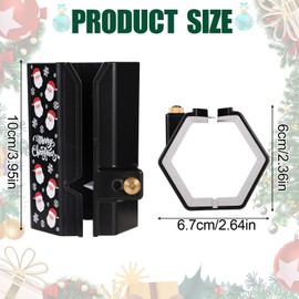 Wrapping Paper Cutter, Gift Wrap Cutter Christmas Paper Cutter Slicing Tool Wrapping Paper Roll Cutter Slider for Xmas Birthday Holiday Weddings Gifts Crafts Wrapper Supplies (Black)