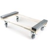Rk Safety Dolly Cart, 30"X17" Hardwood Rubber End Caps Dolly,
