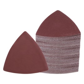 Kozelo 120pcs Mouse Sander Detail Sandpaper - [ 2000 Grit, 3-1/8" ] Triangle Hook and Loop Assorted Sanding Pads Sheet for Wood Furniture Polishing Use | Aluminum Oxide Sandpaper