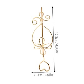 Mikinona Ancient Style Hairpin Large Metal Hair Stick Minimalist Design Long Hair Pin Asian Style for Braids