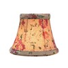 Aspen Creative 30005-2A, Bell Clip-On Chandelier Lamp Shade, Floral Print,