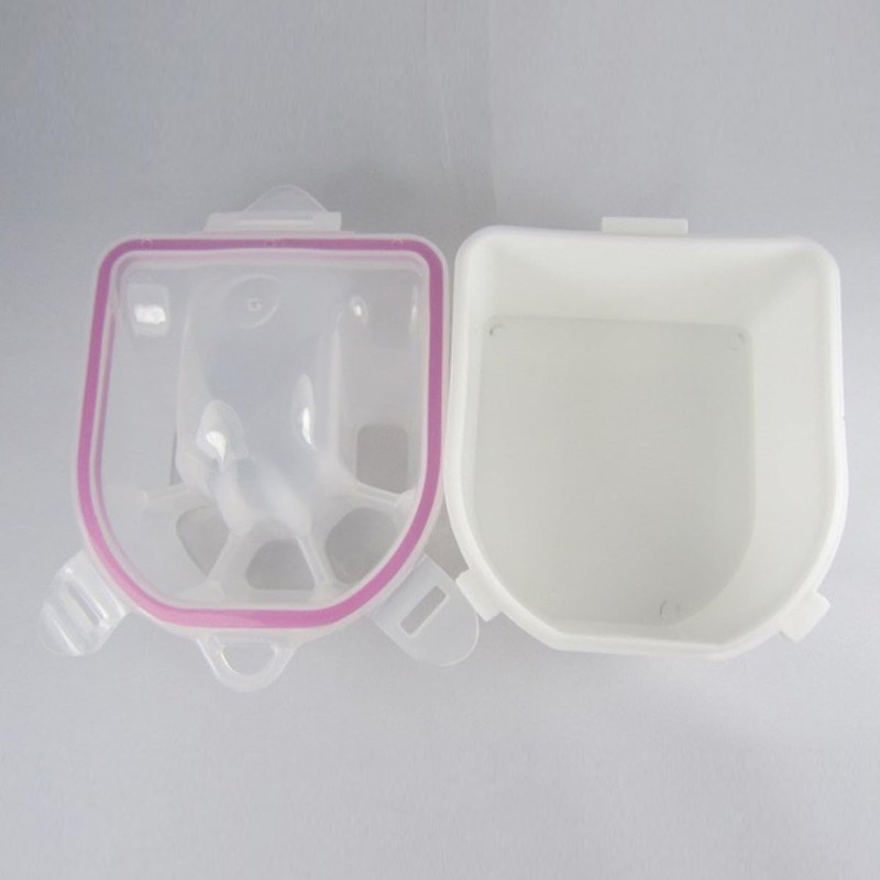 Recipiente para Remojo de Uñas a Prueba de Agua, Plástico
