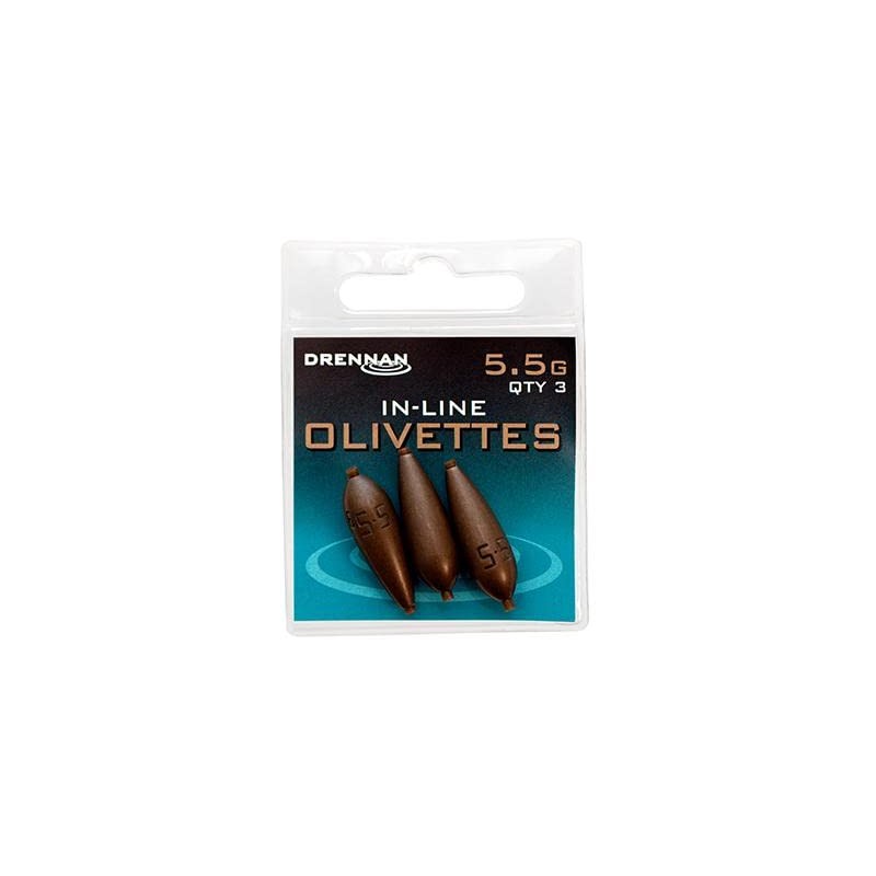 Drennan Inline Olivettes: 7.5g