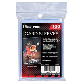 Ultra PRO - Penny Sleeves® Clear Soft Card Sleeves 100ct. 2.5" x 3.5", Protect and Store Valuable Sports Cards, Baseball Cards, Football Cards, Basketball Cards and Even Gaming Cards, MTG & DND