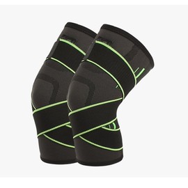Knee Supporter, Set of 2, Sports, Compression Band, For Both Left and Right Use, Unisex, Knee Joints, Knee Support, Sports, Exercise, Climbing, Knee Fixation, Breathable, Supporter Belt, For Elderly