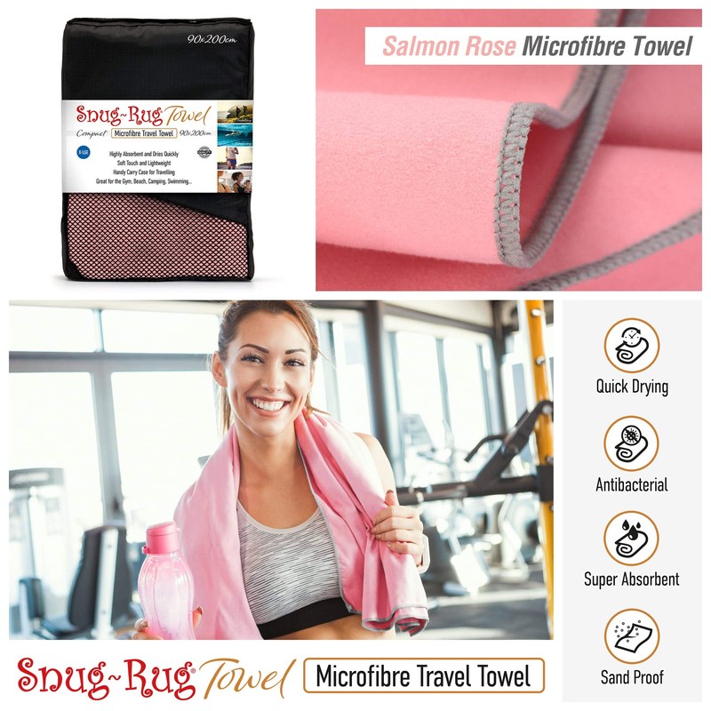 Snug Rug Microfibre Towel Extra Large XL 200 x 90cm