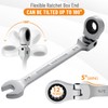 B4B BANG 4 BUCK 3/4 Wrench, Flex-Head Ratcheting Combination Wrench