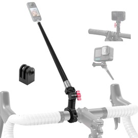 Motorcycle Bike Handlebar Mount Selfie Stick for Insta360, Bike Motorcycle kit Clamp Mount Accessories Compatible with Insta 360 X5 X4 X3 X2 X, Go pro Hero 13 and DJI OSMO Action 5 Pro Camera