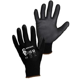 CXS Brita Work Gloves, Ideal for Gardening, Fine and Finishing Work, Warehouse, Workshop, Car Service, Assembly Work, black