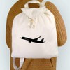 Azeeda 'Airplane' Canvas Rucksack/Backpack (RK00000741)