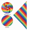 Bandanas de perro arcoíris transpirables para perros, pañuelos triangulares, para