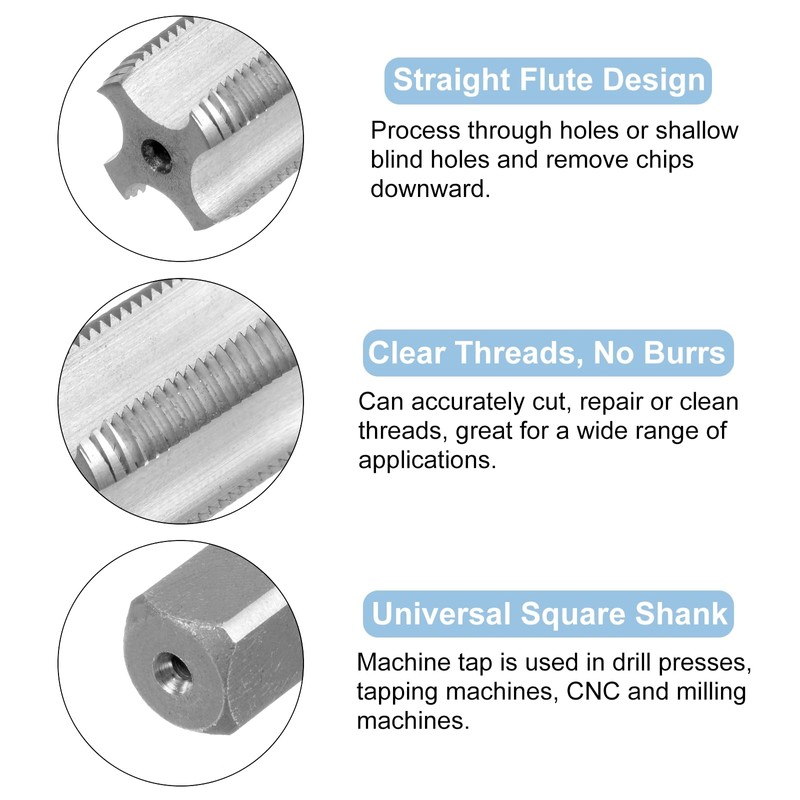 QUARKZMAN 3 Piece Tap and Die Set Metric M15 x