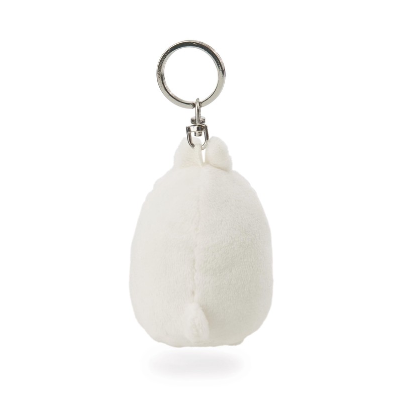 MOLANG Key Ring with Heart 8 cm White Plush Companion