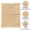 LaVie Home 11x14 Picture Frame Beige Oak Wood Poster Frame,