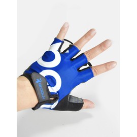 Puravida Select Fitness Gloves for Women and Men, Strength Training, Cycling Training/Blue, Medium