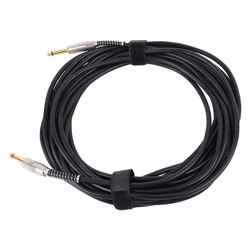 6.35mm Instrument Cable Noise Reduction Audio Device Connection Cable for