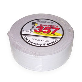 Nashua Gaffer Tape, 40 Meter Length x 48 mm Width, White