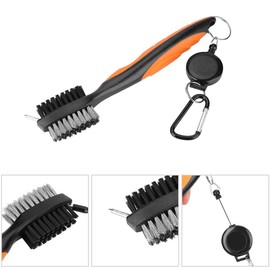 VGEBY Cepillo para Polvo de Limpieza para Palos de Golf con mosquetón y Herramienta de Limpieza para Palos de Golf Golf Cepillo De Golf Cepillo De Golf Cede Golf