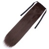Ponytail Extension 22inch Long Straight Pony Tails Tie up with