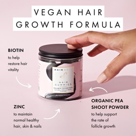 Hair Gain Hair Growth Vitamins for Women - Biotin, Collagen, Selenium & Zinc Gummies for Fuller, Thicker Hair | Vegan, Halal Formula | Promotes Healthier Hair, Reduces Shedding - 90 Days Supply (3)