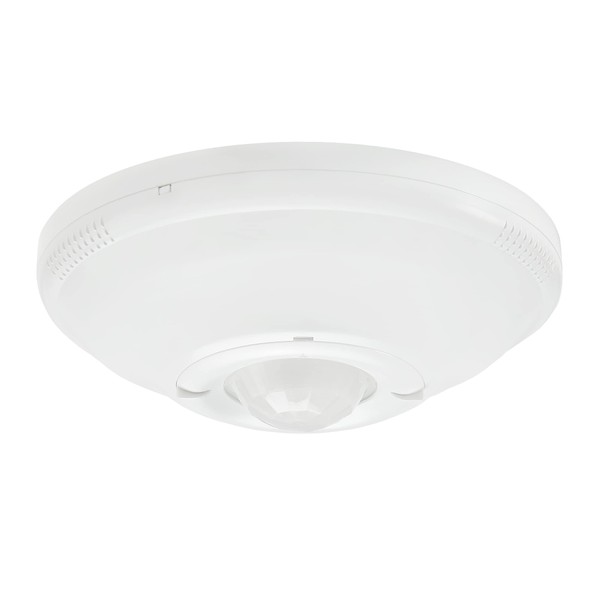 Maxxima Ceiling Mount 360 Degree PIR Occupancy Sensor - Hard-Wired Motion Sensor, LED Compatible, Commercial or Residential Automatic Sensing Solution for Indoor Use at Max Height 15ft, 120-277V