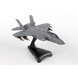 Daron Postage Stamp PS5602 USAF F-35 Version A , Lightning II , 1/144 Scale Diecast Model with Stand