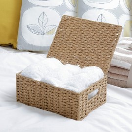 ARPAN STORAGE BASKET BOX WITH LID MEDIUM