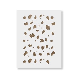 Dalmatian Spots Stencil - Pattern Stencil, Dog Stencil, Bathroom Wall Decor, Spot Stencil - Alternative to Wallpaper Or Vinyl Decals