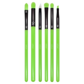 MODA Neon Green 6pc Eye Kit – Vibrant Vegan Makeup Brushes for Bold Eye Looks