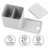 Salter LASAL71595CEU7 Kitchen Sink Caddy, Dual Compartment Organiser Tray for