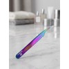 Wishbeauty Rainbow Eyelash Extension Tweezer - Professional Elbow Curved Tool